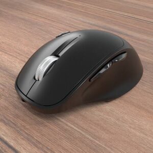 MOUSE INALAMBRICO-BT DUAL MODE, KLIP KMB-501BK, 6 BOTONES 1600DPI NEGRO