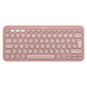 TECLADO LOGITECH PEBBLE KEYS 2 / K380S BLUETOOTH / ROSADO