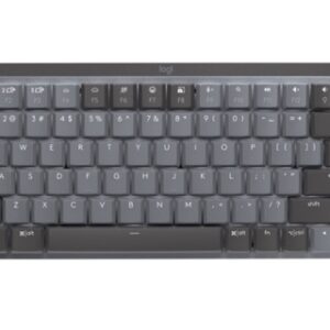 Logitech Master Series MX Mechanical - Teclado - retroiluminación - inalámbrico - Bluetooth LE - QWERTY - español - interruptor: táctil silencioso - grafito