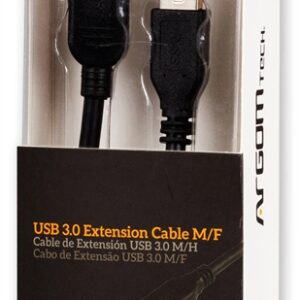 EXTENSIÓN USB 3.0 M/H 6FT/1.8M ARGOM ARG-CB-0046