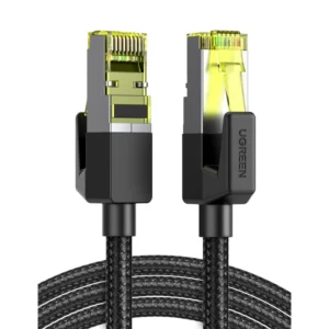 CABLE PARA RED CAT7 DE 1 METRO TRENSADO NEGRO