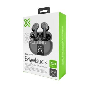 AURICULAR KLIP EDGE BUDS KTE755GR 22Hrs RUNTIME ANC GRIS