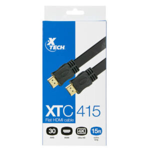 CABLE HDMI FLAT XTC-415 15FT 4.57 METROS XTECH