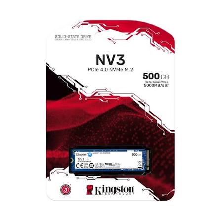 DISCO DURO DE ESTADO SOLIDO SSD 500GB NV3 M.2 2280 PCIe 4.0 NVMe
