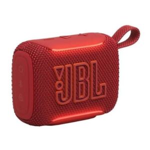 Bocina JBL GO 5 Portátil, Con Iluminación, Resistente Al Agua, Color Rojo