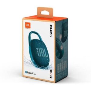 BOCINA JBL HARMAN CLIP5, BLUETOOHT, AZUL, 12HRS DE CARGA
