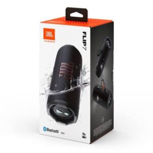 BOCINA JBL HARMAN FLIP 7 JBLFLIP7BLKOAM NARANJA/NEGRA 16HRS, BT V5.4