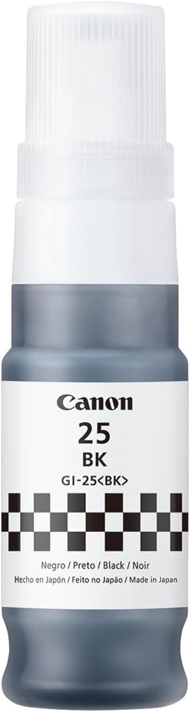TINTA CANON GI-25BK NEGRA 67.0ml COMPATIBLE CON GX1010, GX2010