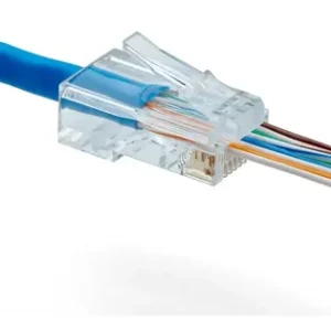 CONECTOR RJ45 CAT5 PASS THROUGH PASANTES (100 unidades)