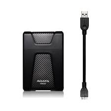 A-Data ADATA AHD650-1TU31-CBK - External hard drive - 1 TB - USB 3.1 - Black