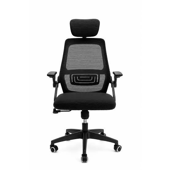 SILLA EJECUTIVA VERONA BRAZO AJUSTABLE MALLA, PESO MAXIMO 220LB REPOSA CABEZA FERRINI NEGRO CLASE 3